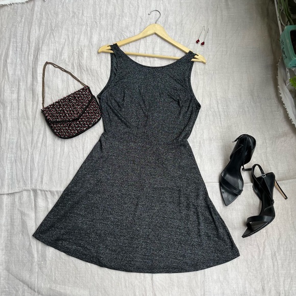 H&M Dresses & Skirts - NWOT H&M Black Shimmery Skater Dress